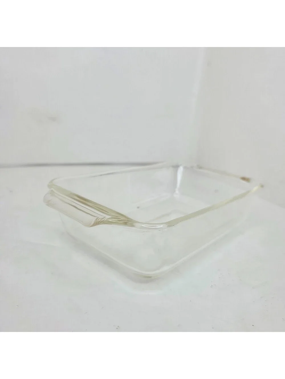 Vintage Fire-King Clear Glass Loaf Pan 1 Qt. Anchor Hocking Baking Dish #441